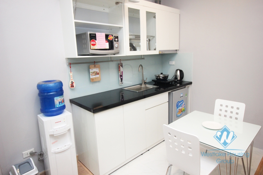 Apartment with beautiful balcony for rent in Ba Dinh district, Hanoi